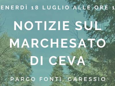 NOTIZIE SUL MARCHESATO DI CEVA